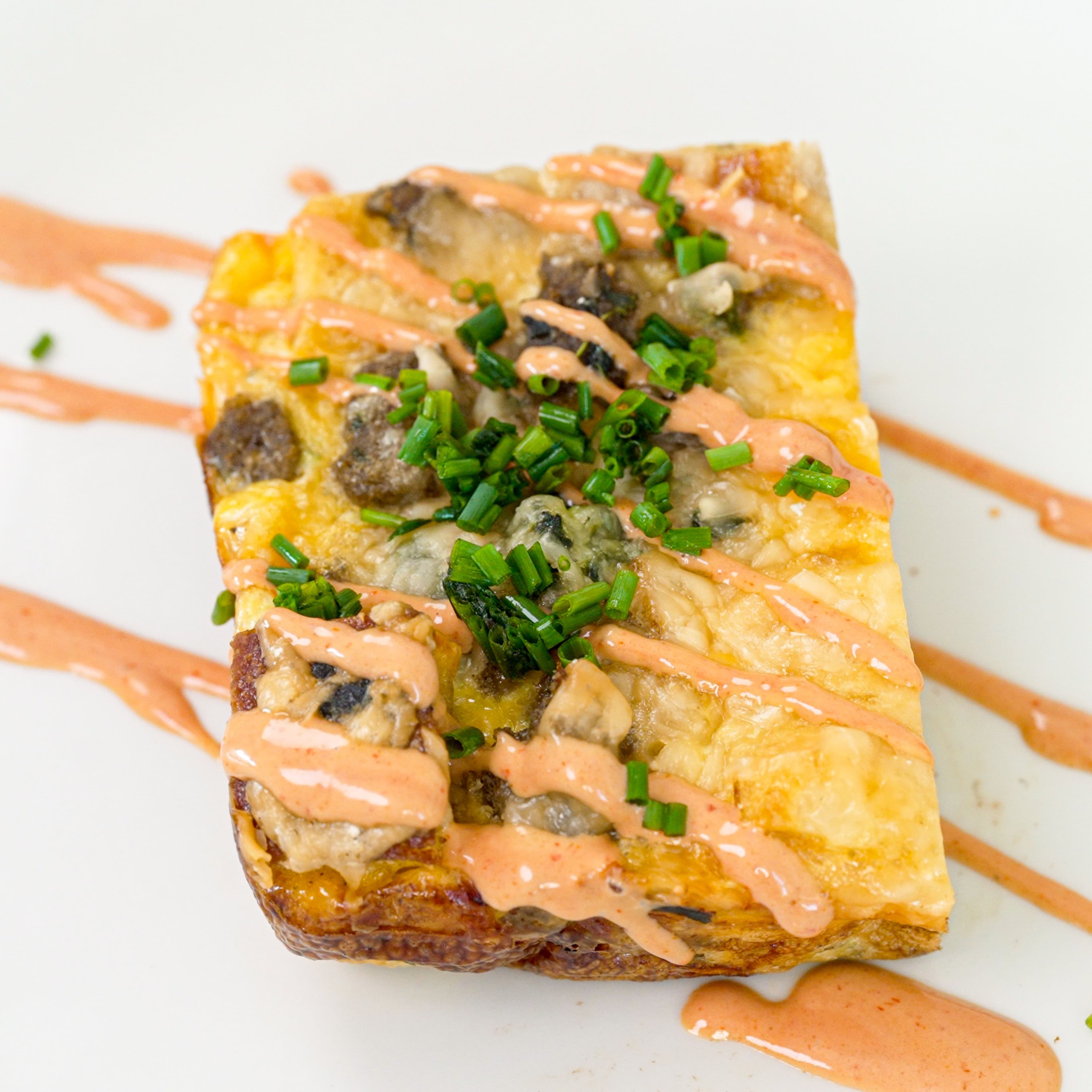 Sausage & Sourdough Breakfast Casserole
