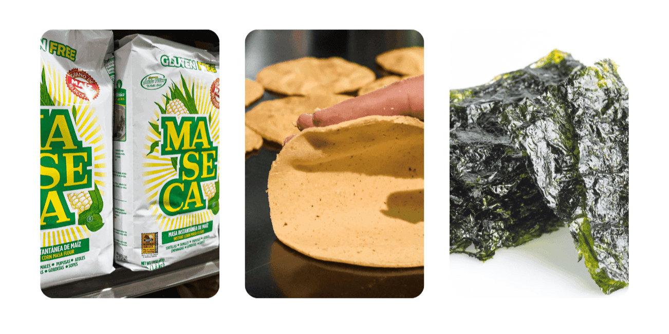 Fresh tortillas start with masa harina